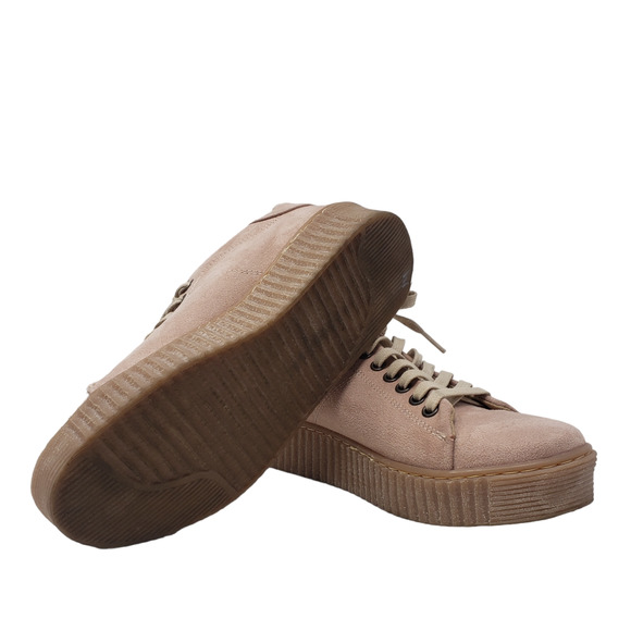 Steve Madden Crisp Pink Platform Sneaker - Picture 4 of 9